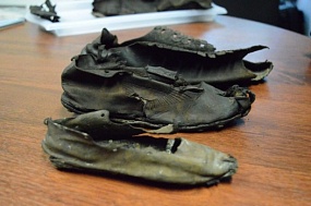 <p>На норде Англии нашли сотни пар обуви римских легионеров</p>  