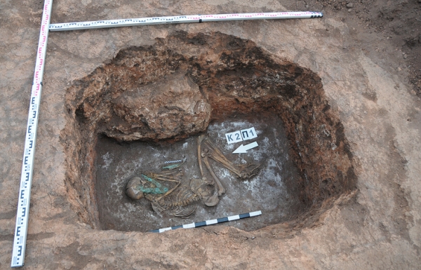 <p>Погребение родовитой женщины II века до н.э. найдено под Оренбургом</p>  