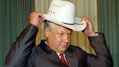 Выступал в нетрезвом виде? Как Ельцин покорил Америку  