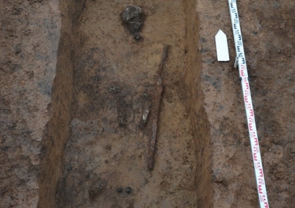 В центре Липецка найден скелет воина-сармата  