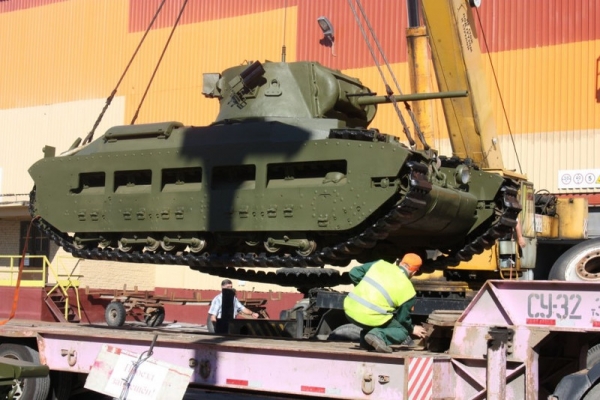 В уральский музей военной техники привезли английские танки  