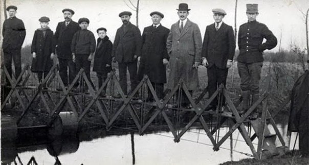 Раскладной переносной мост, 1926 г. 