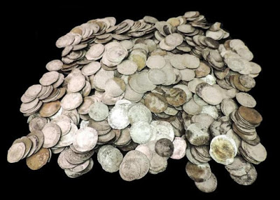 Тысяча серебряных монет замечена в Англии 