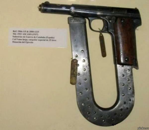 Образцово такой магазин у пистолетов из боевиков  