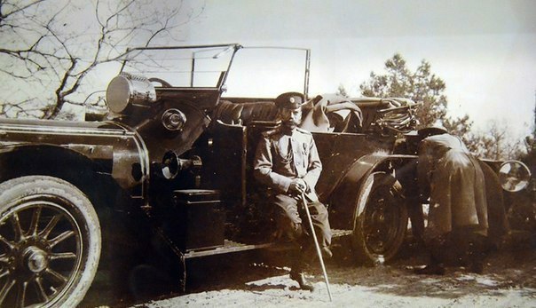 Император Николай II и его авто "Дэлонэ-Бельвиль", 