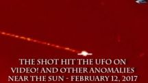 Выстрел НЛО угодил на видео! И другие аномалии возле Солнца - 12 февраля 2017 