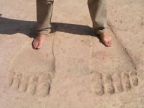 Уфологи сваливают гигантские следы в храме Айн-Дара в Сирии пришельцам 