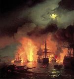 Чесменский бой 5-7 июля 1770 года  