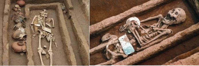 Китайские археологи раскопали в зоне города Цзинань останки людей необычно большого роста  