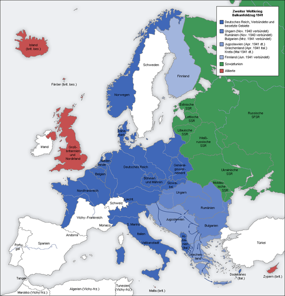 Вся Европа помогала Гитлеру в брани против СССР  