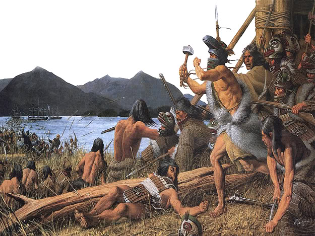 Как русские воевали с индейцами  