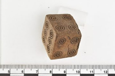 Древний игральный кубик жуликов отыскан в Норвегии 