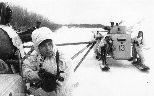 Как Алая Армия использовала аэросани в Финскую войну  
