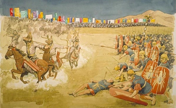 Уникальный случай: Сражение китайцев с римлянами  