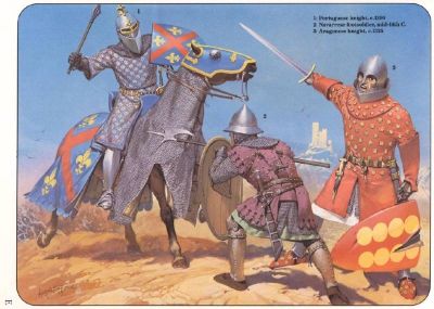 Рыцари и рыцарство трёх столетий. Рыцари Испании: Арагон, Наварра и Каталония (часть 6) 
