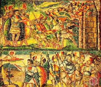 Армия Византии VI в. Дворцовые доли  