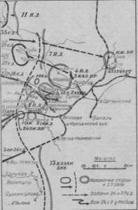 Златоустовская операция 1919 года. Отход противника по всему фронту 5-й армии 