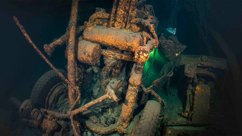 По отпечаткам Янтарной комнаты: найден затонувший немецкий пароход  