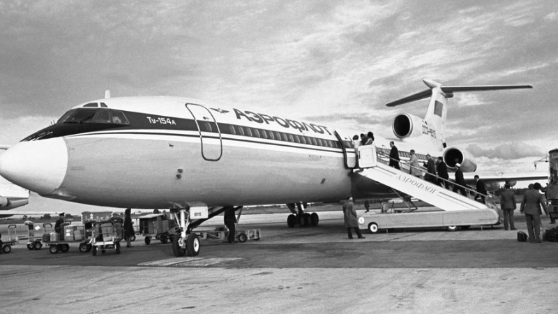 «Изящная машина»: Ту-154 свершил свой последний полет  