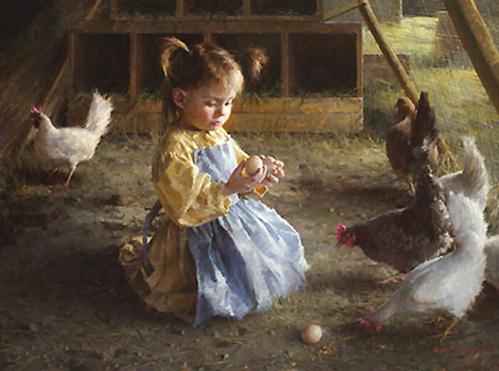 Зачем крестьянки на Руси кудахтали и учили куриц  