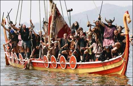Фестиваль викингов в Йорке  