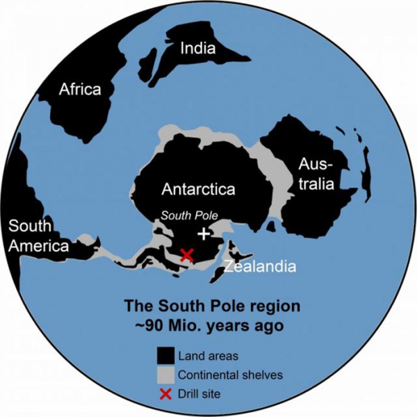 Новоиспеченное открытие под льдами Антарктиды помогло узнать, как выглядел этот континент 90 миллионов лет назад 