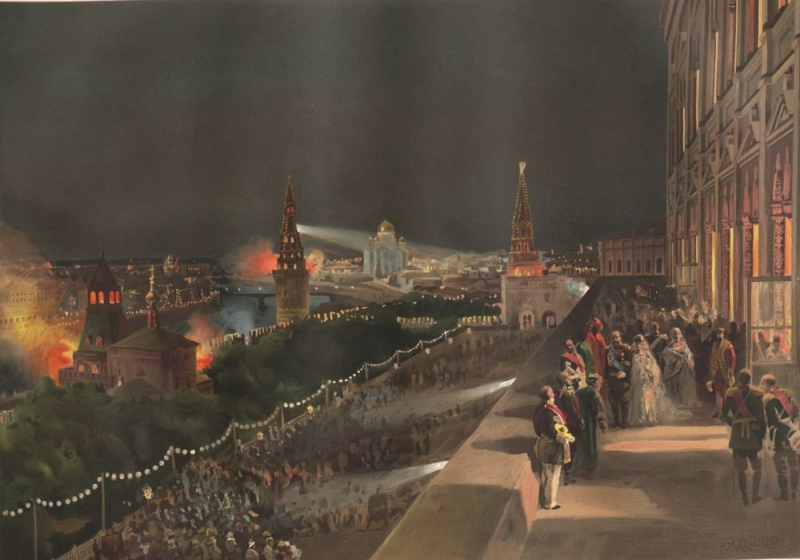 290 лет назад на улицах Москвы зажглись первые фонари  