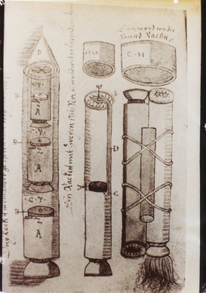 Как за 400 лет до полёта в космос изобрели ракету, или Секреты средневековой манускрипты пионера ракетостроения  