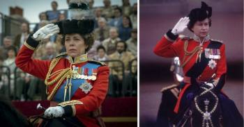 Британская королевская семейство в жизни и в кино: Редкие кадры 