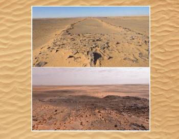 Древняя утес, словно разрезанная лазером и другие загадочные достопримечательности в пустыне Саудовской Аравии 