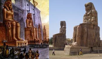 Отчего замолчали «поющие» Колоссы Мемнона: Тайна гигантских стражей древнего храма  