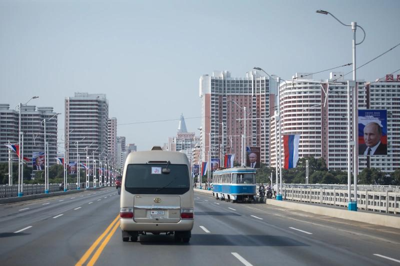 Опубликованы фото обстановки в Пхеньяне перед визитом Путина  