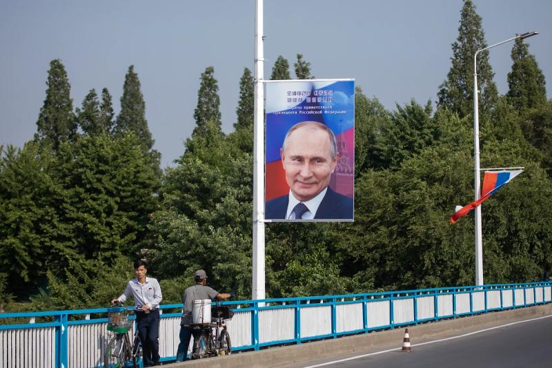 Опубликованы фото обстановки в Пхеньяне перед визитом Путина  